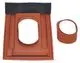 Vaillant-Universal-Dachpfanne-25-45-Gr-rot-fuer-Abgassystem-DN-160-0020095569 gallery number 1